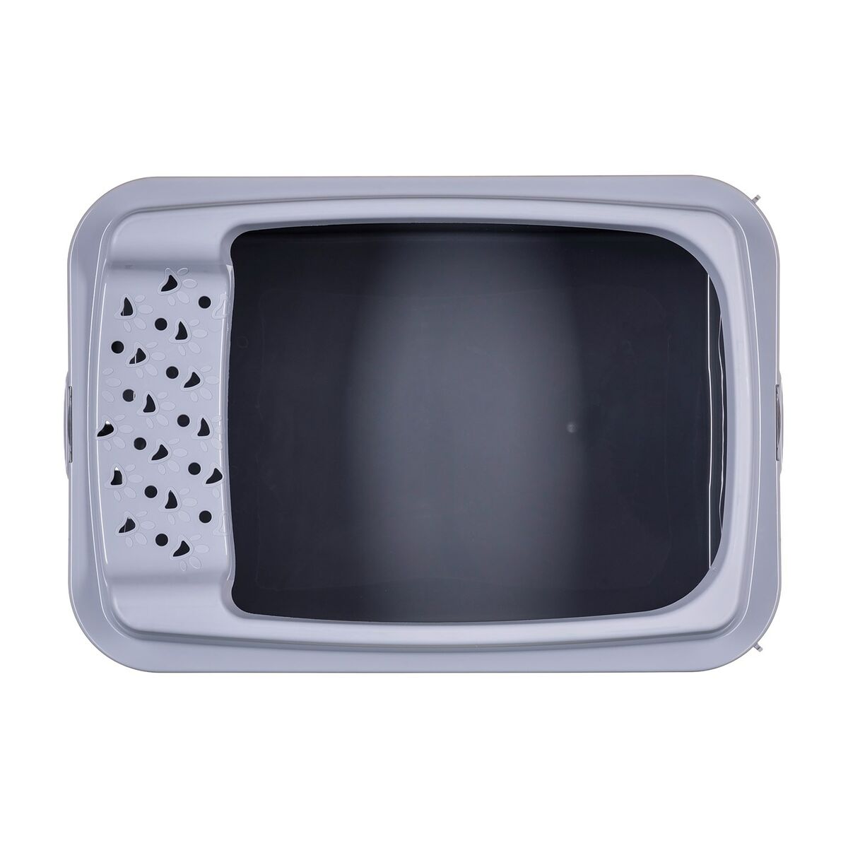 Cat Litter Box Diamentiq Bonita Grey Plastic, view 3