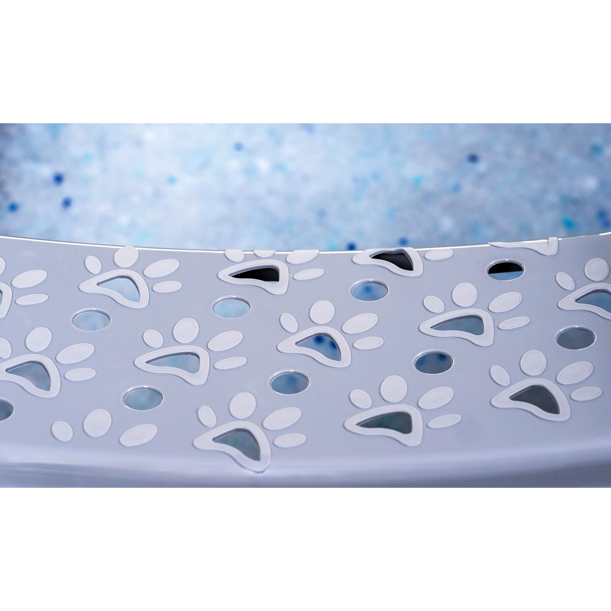 Cat Litter Box Diamentiq Bonita Grey Plastic, view 5