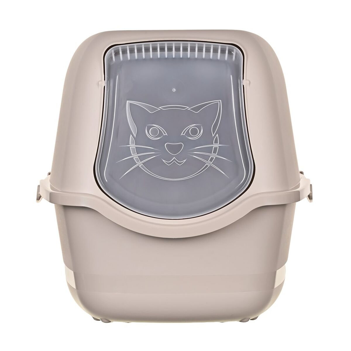 Cat Litter Box Diamentiq BAYA Beige Plastic 40 x 38,7 x 55,5 cm, view 2