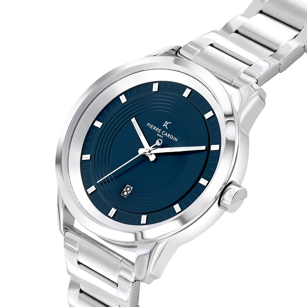 Horloge Heren Pierre Cardin Zilverkleurig (Ø 45 mm)