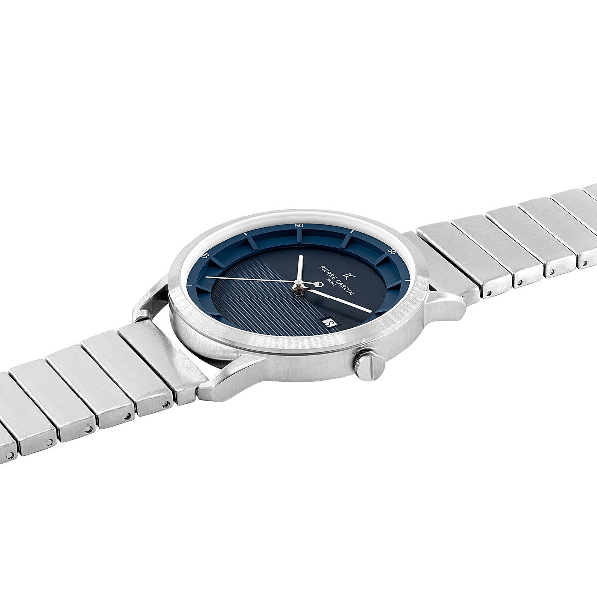 Horloge Heren Pierre Cardin Wit Gouden Zilverkleurig (Ø 43 mm)