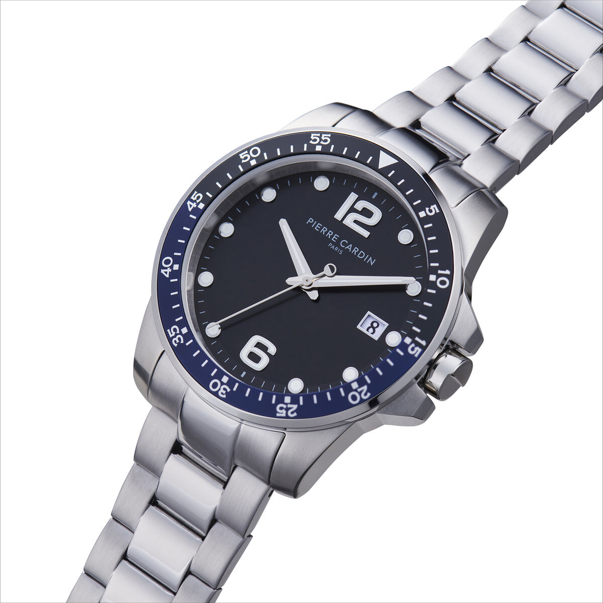 Horloge Heren Pierre Cardin Zilverkleurig (Ø 40 mm)