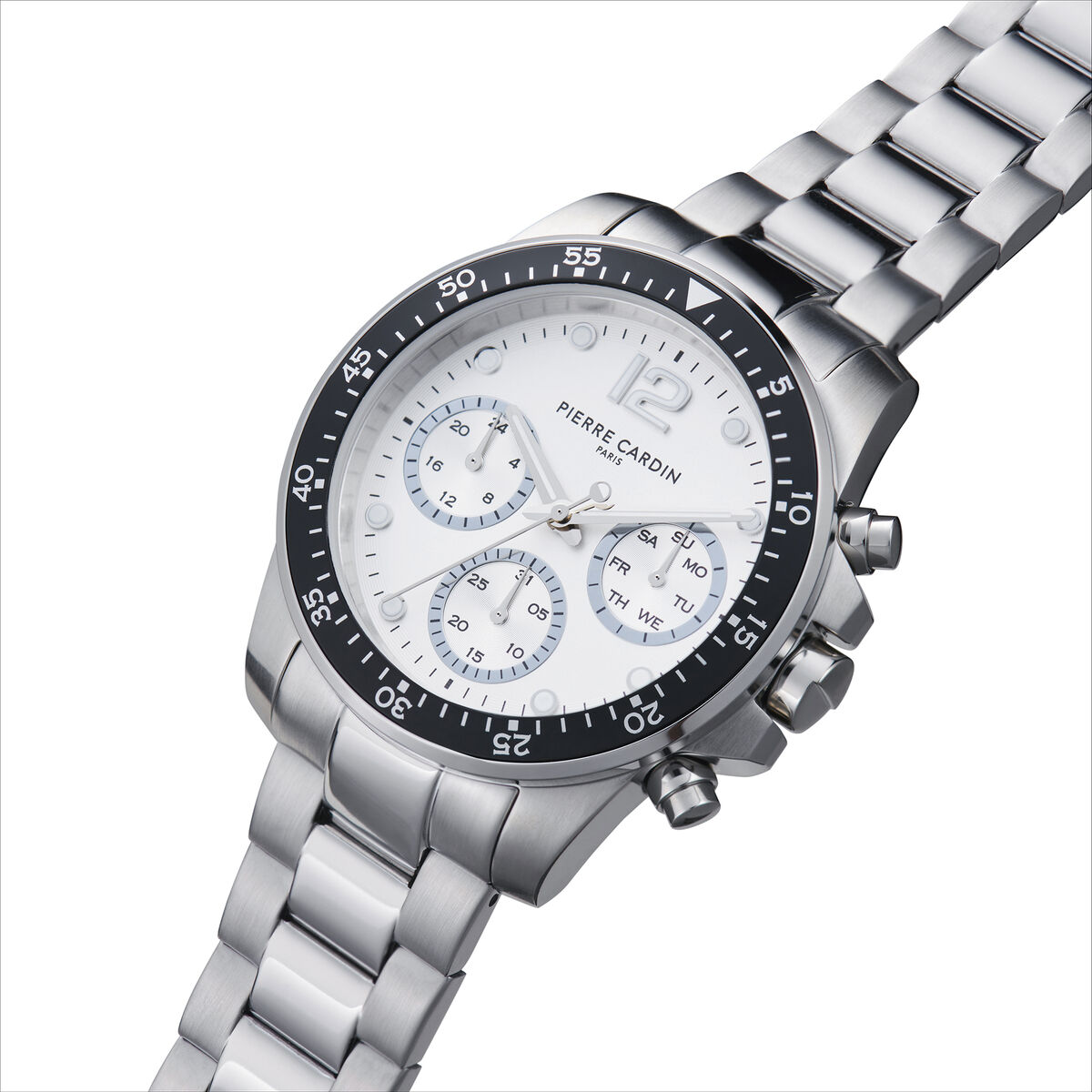 Horloge Heren Pierre Cardin Zilverkleurig (Ø 40 mm)