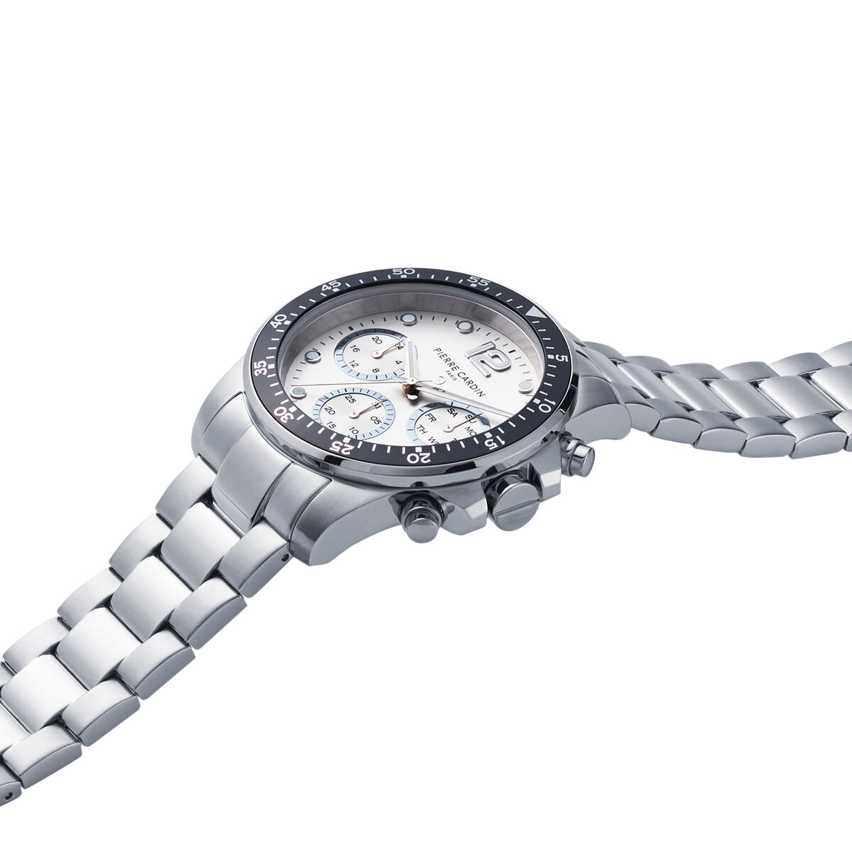 Horloge Heren Pierre Cardin Zilverkleurig (Ø 40 mm)