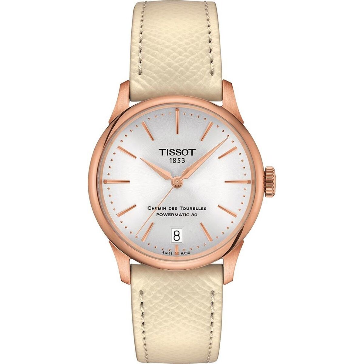 Γυναικεία Ρολόγια Tissot CHEMIN DES TOURELLES POWERMATIC 80 Χρυσό (Ø 35 mm)