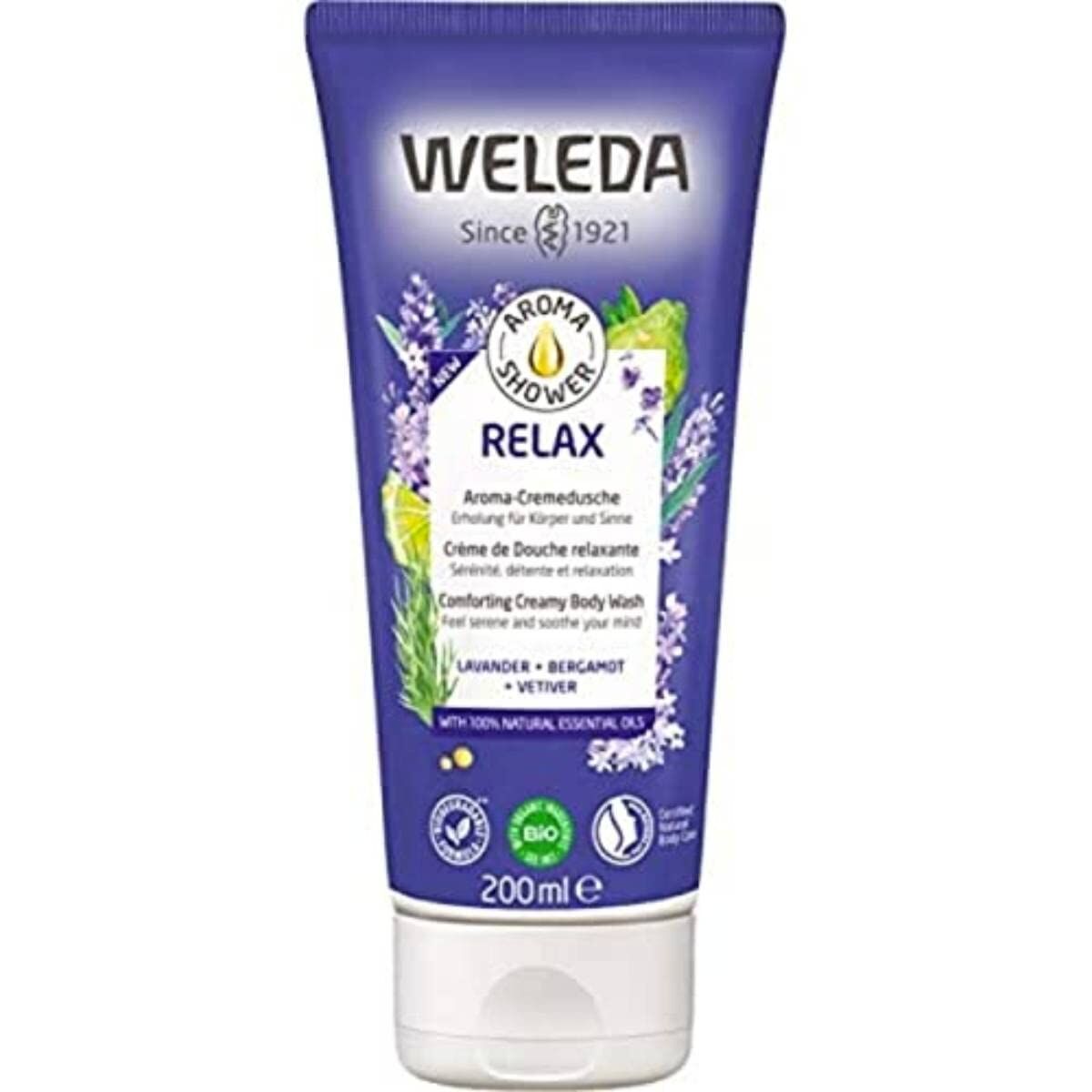 Douchegel Weleda 6756X9 200 ml Ontspannend Lavendel Bergamot