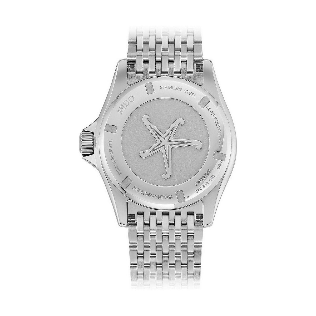 Zegarek Męski Mido M026-830-11-051-00 Czarny Srebrzysty