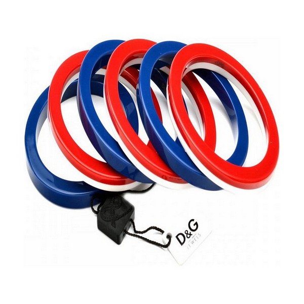 Bracelet D&G DJ0929 (21 cm) Bleu Blanc Rouge (21 cm)