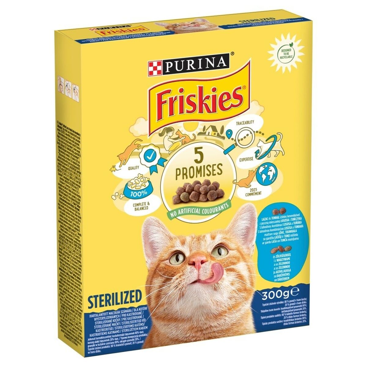 Aliments pour chat Purina Friskies Adulte Saumon 300 g