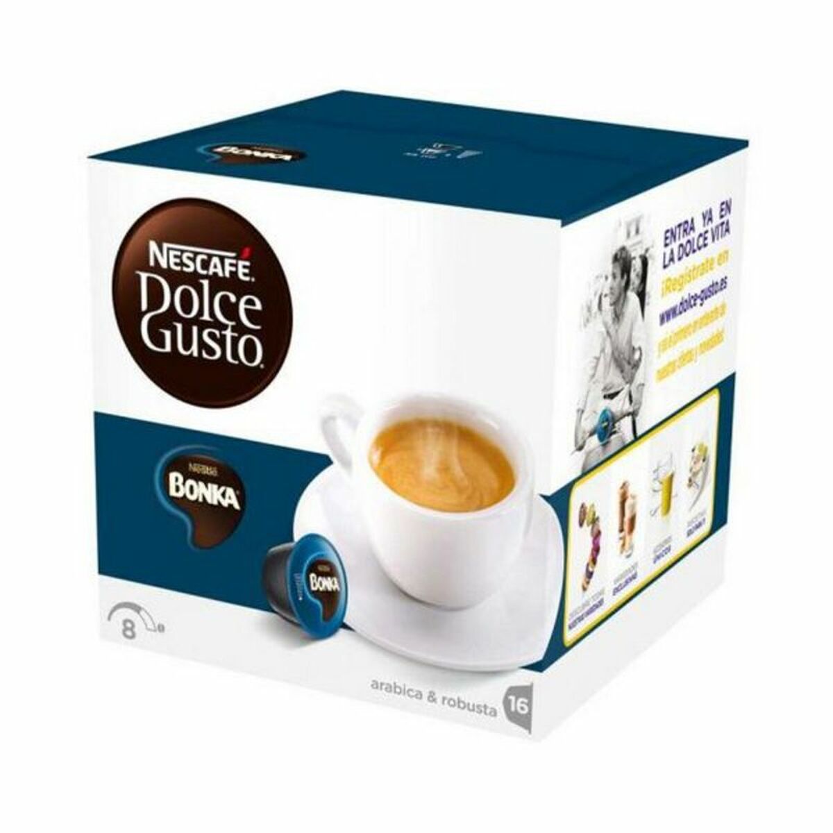Coffret Nescafé Dolce Gusto 13758 Espresso Bonka (16 uds)