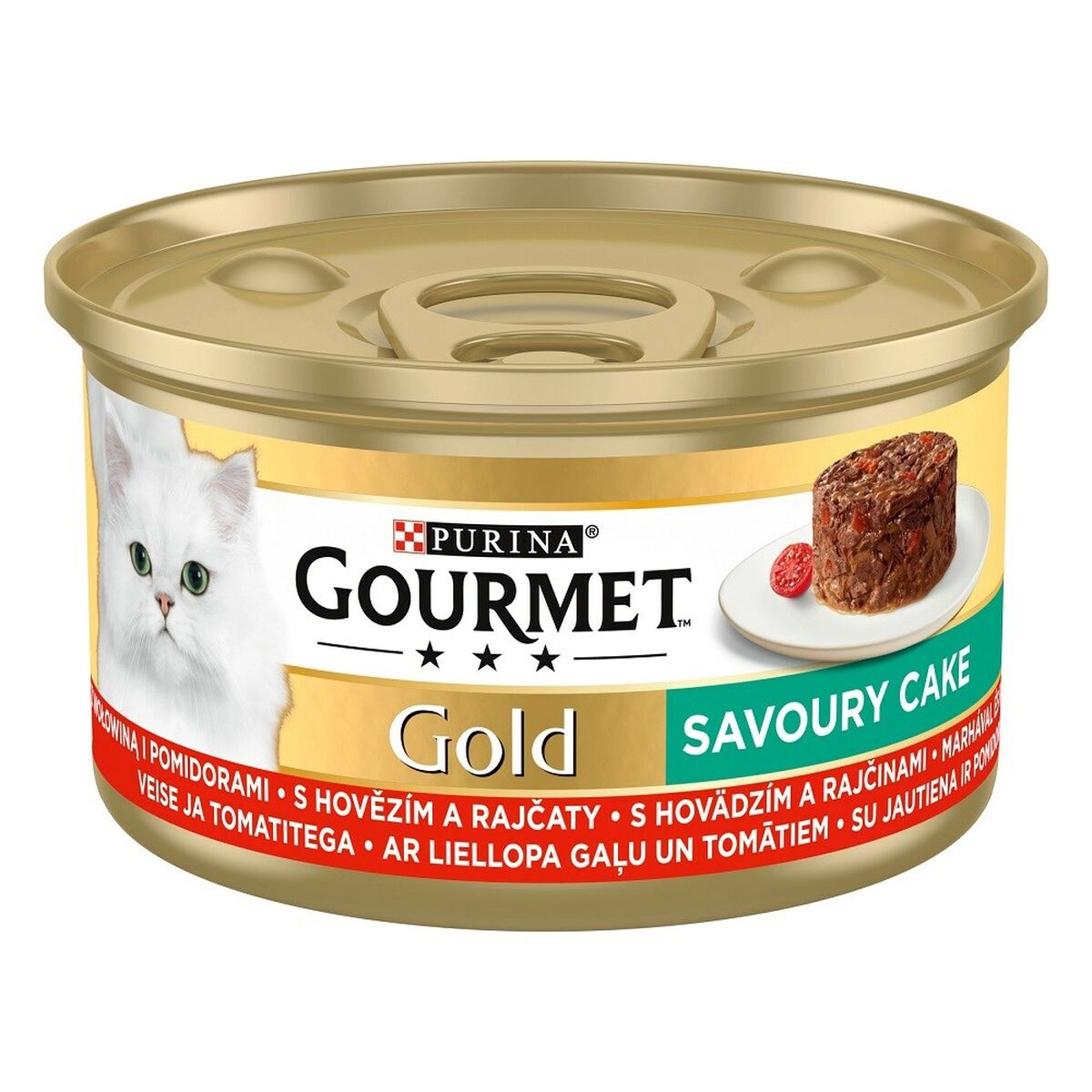 Γατοτροφή Purina   Βόειο κρέας Ντομάτα 85 g