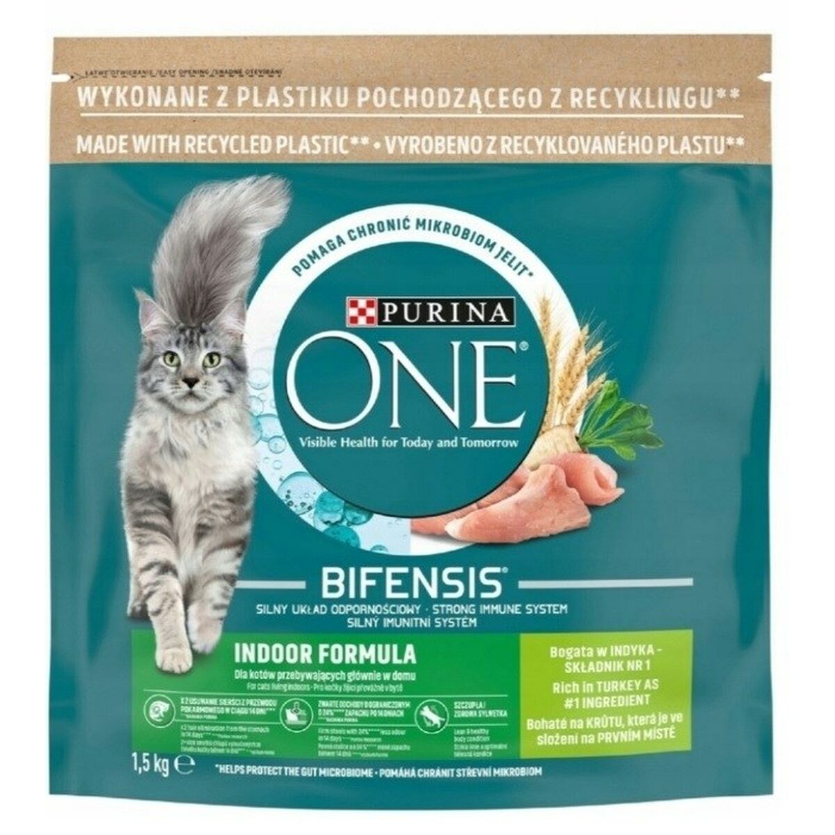 Aliments pour chat Purina Dinde 1,5 Kg