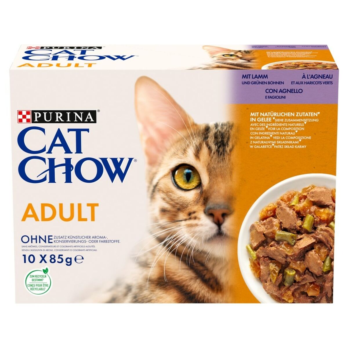 Aliments pour chat Purina Cat Chow Adult 1+ Agneau