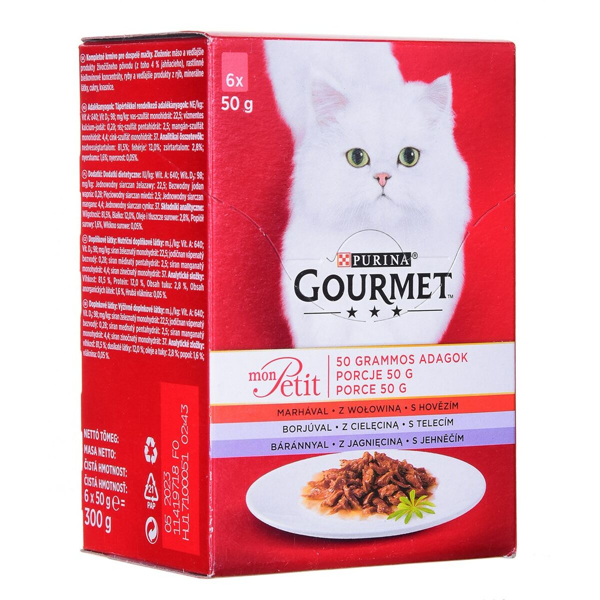 Aliments pour chat Purina Gourmet Veau Agneau