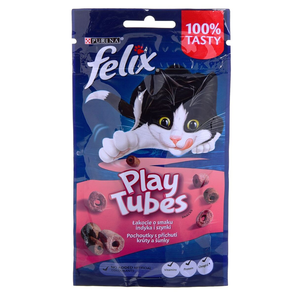 Aliments pour chat Purina Play Tubes Dinde Jambon
