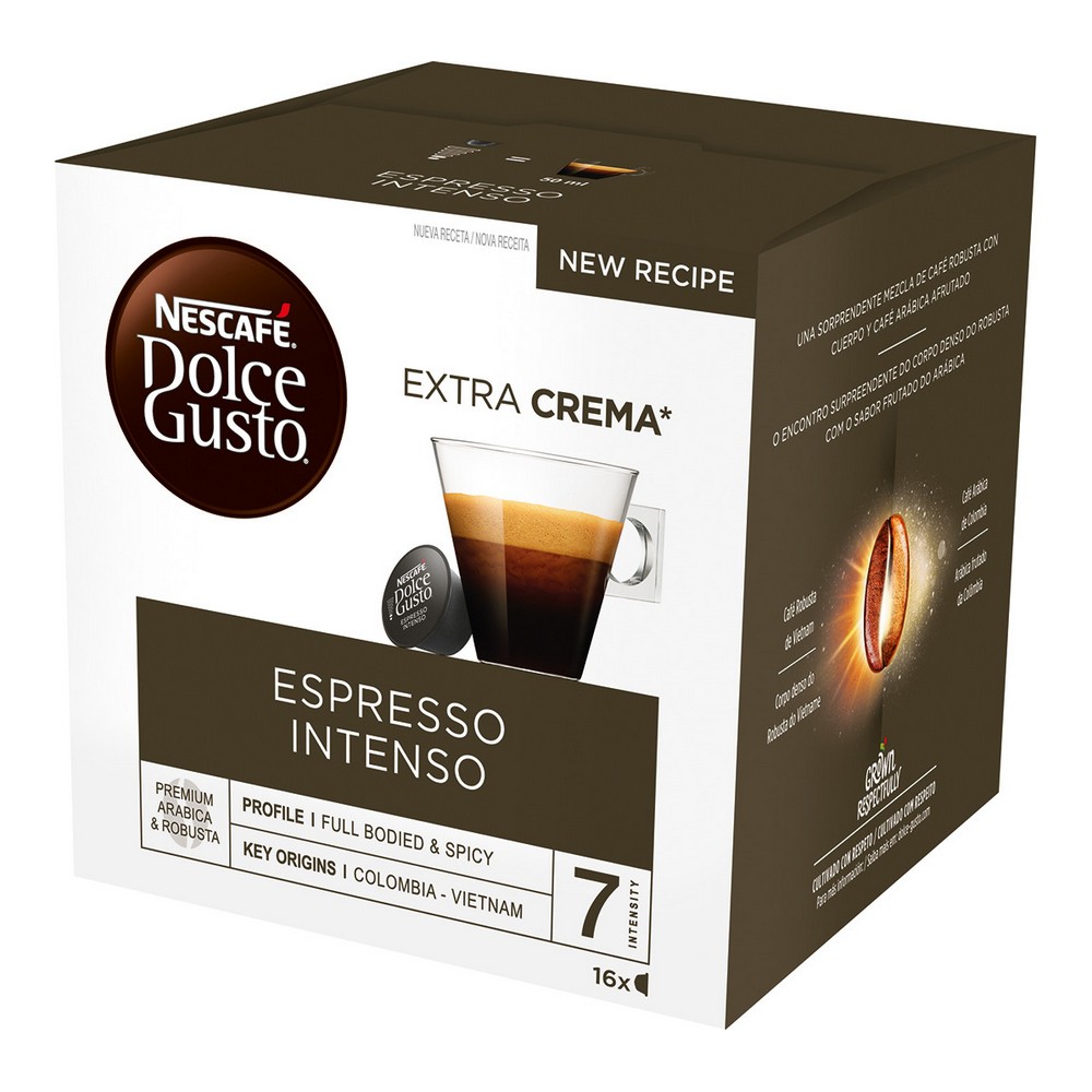 Coffee Capsules Espresso Intenso Nescafé Dolce Gusto (16 uds)