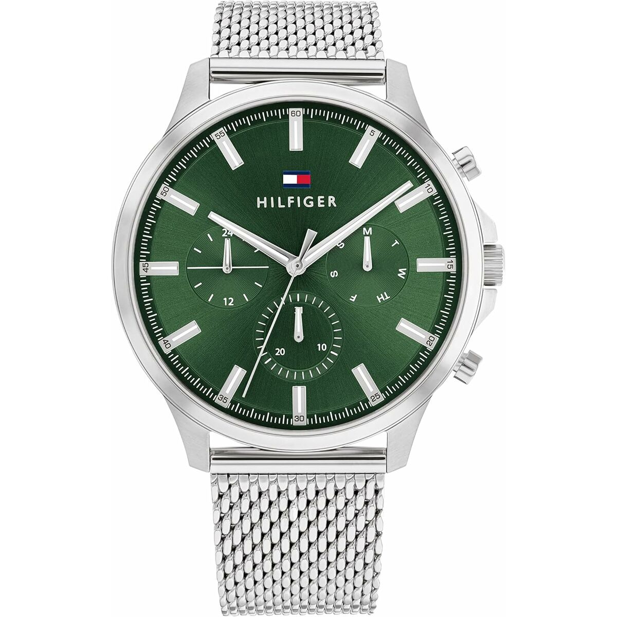 Horloge Heren Tommy Hilfiger 1683474 Groen Zilverkleurig