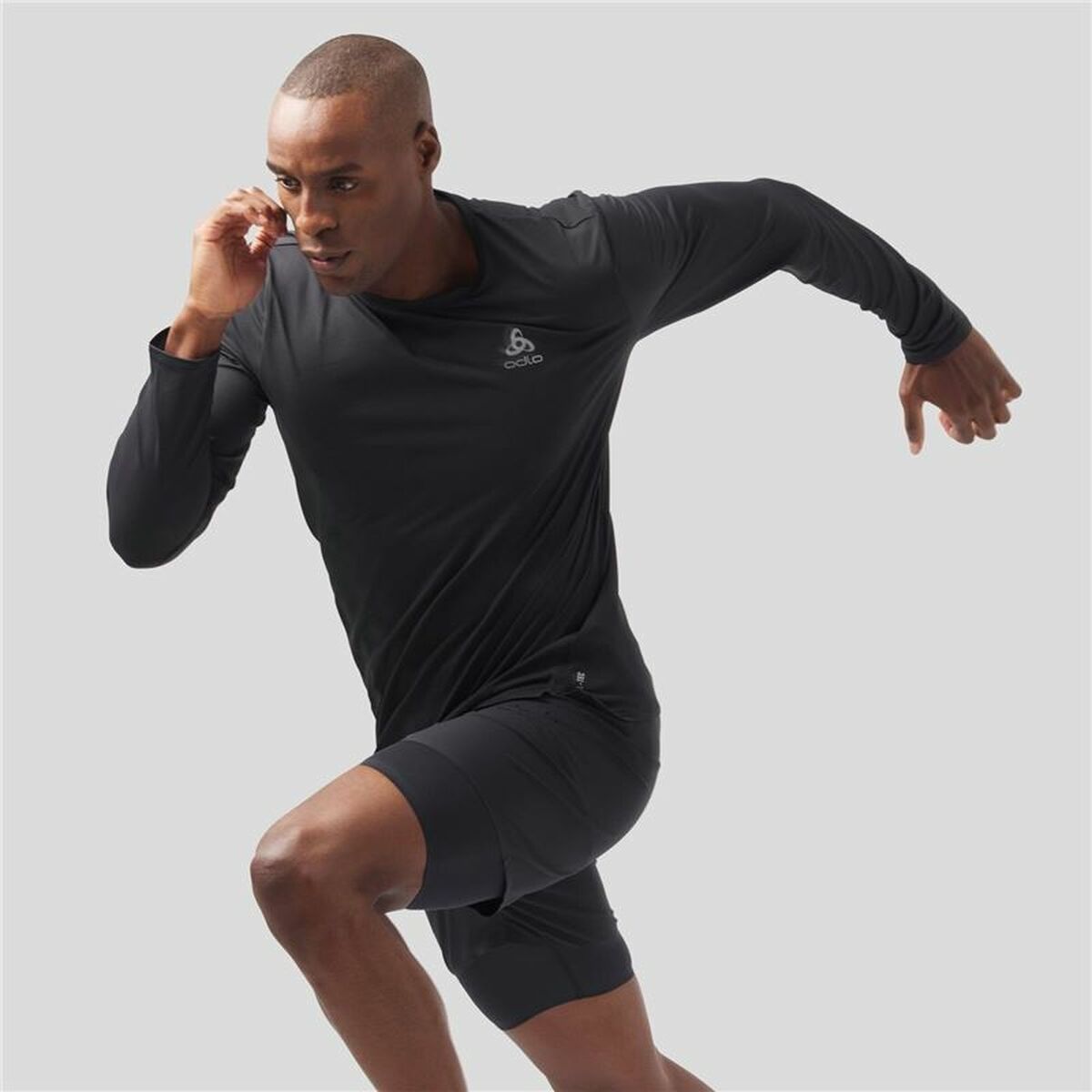 Mens Short Sleeve T-Shirt Odlo Crew Neck L/S