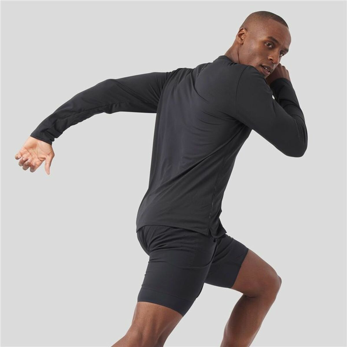 Mens Short Sleeve T-Shirt Odlo Crew Neck L/S