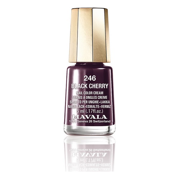 Nail polish Nail Color Mavala 246-black cherry (5 ml)