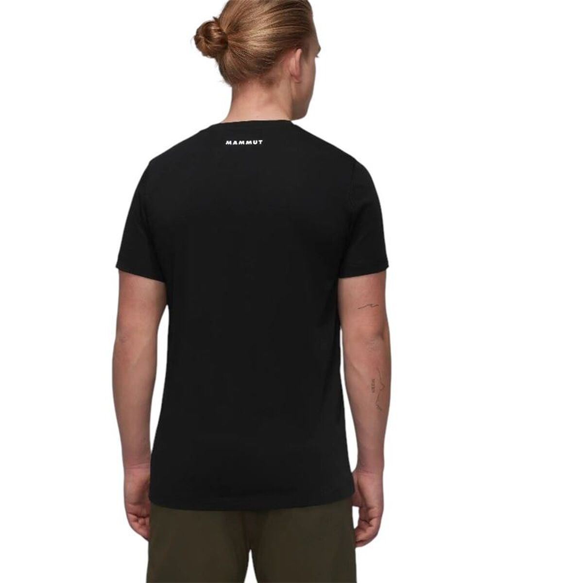 Heren-T-Shirt met Korte Mouwen Mammut Core Zwart