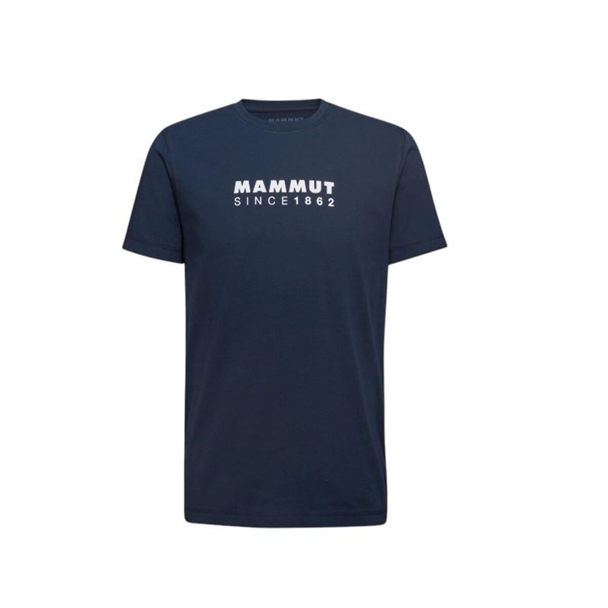 Heren-T-Shirt met Korte Mouwen Mammut Core Donkerblauw