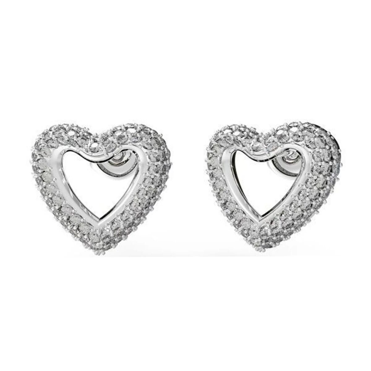 Oorbellen Dames Guess JUBE05028JWRHT-U 1,5 cm Zilverkleurig