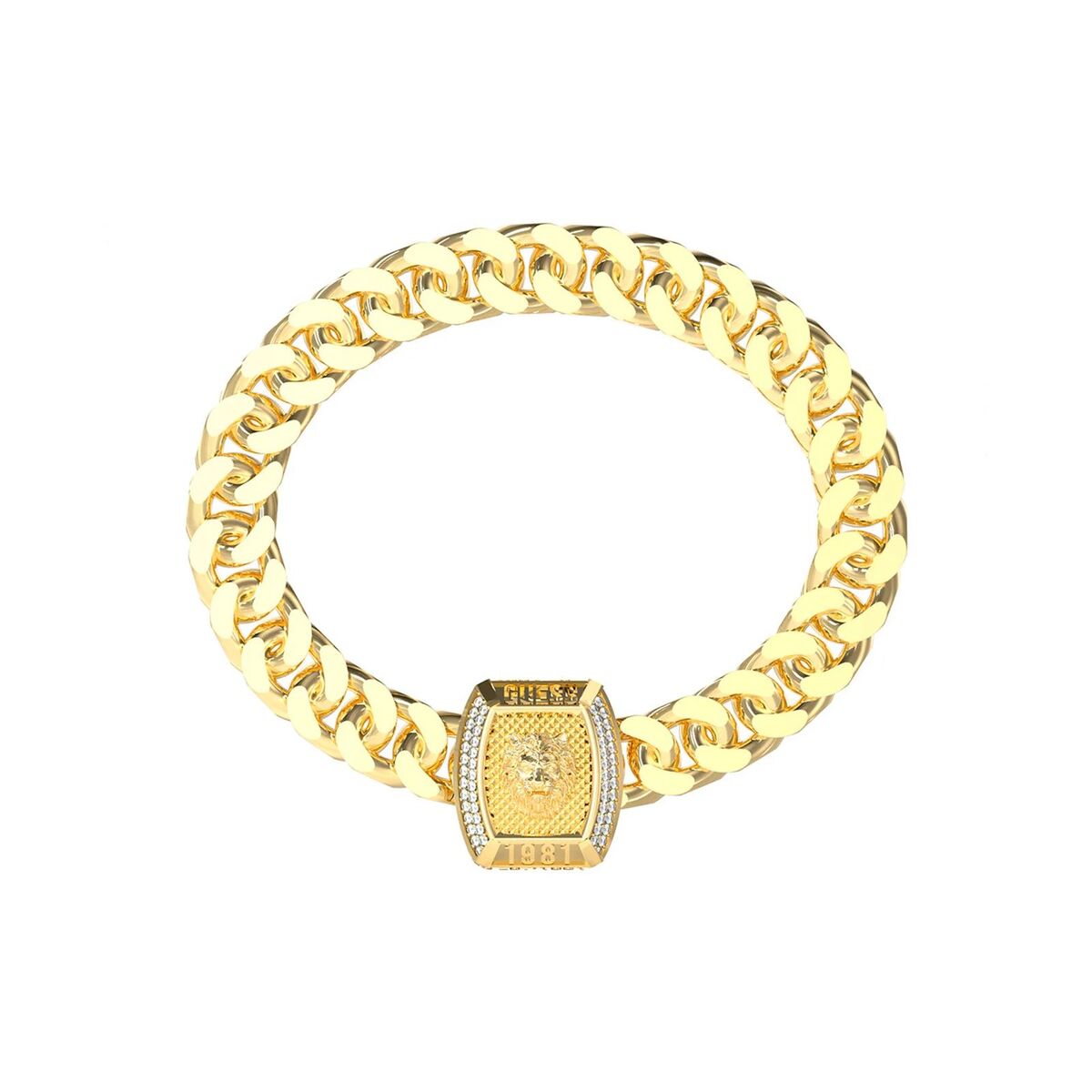 Armband Heren Guess JUMB05005JWYGS Roestvrij staal 21 cm