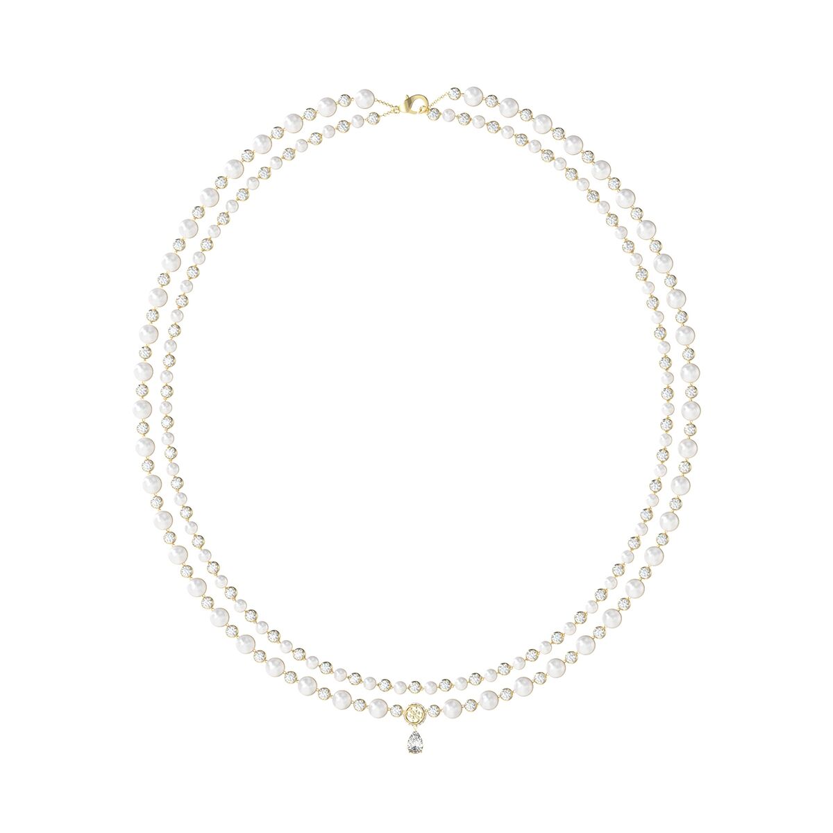 Ketting Dames Guess JUBN05576JWYGT-U Wit