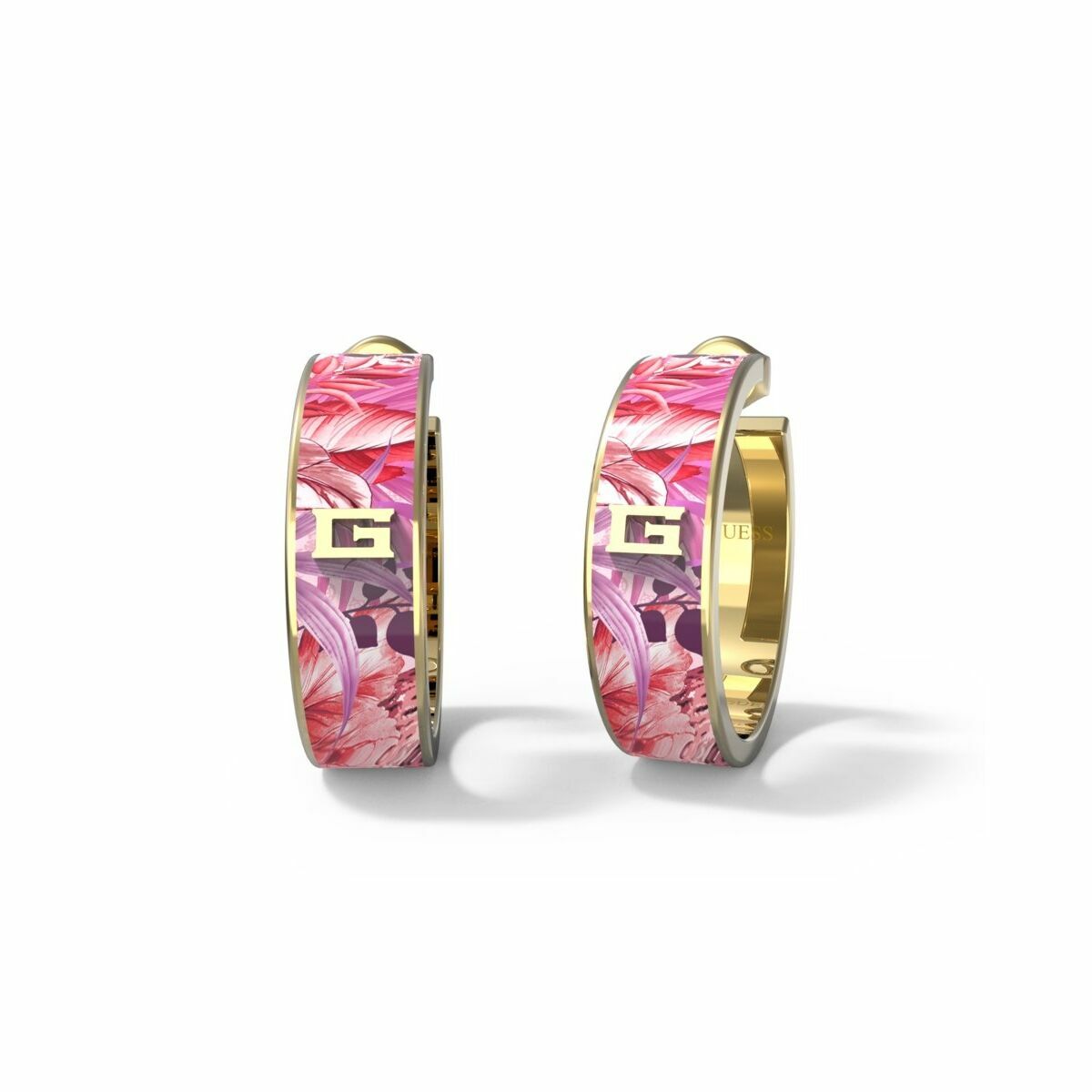 Boucles d´oreilles Femme Guess JUBE02129JWYGPKT-U Acier inoxydable 1,5 cm