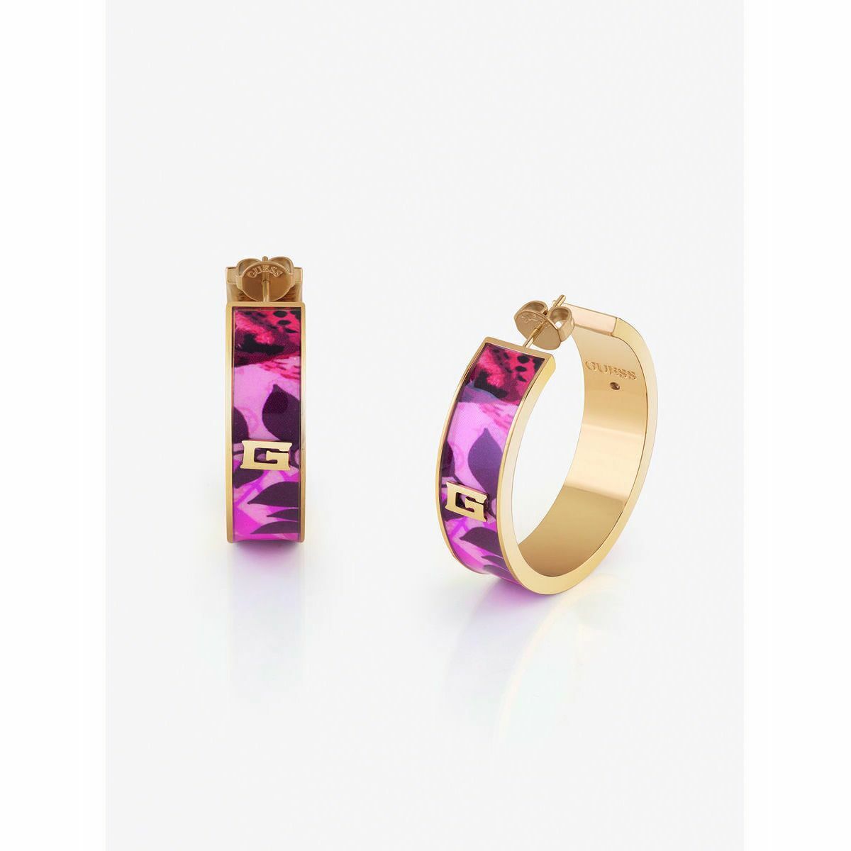 Image secondaire de Boucles d´oreilles Femme Guess JUBE02129JWYGPKT-U Acier inoxydable 1,5 cm