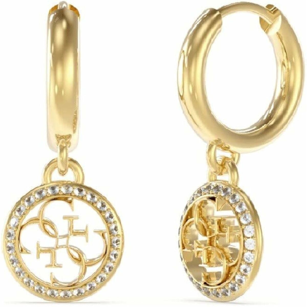 Image secondaire de Boucles d´oreilles Femme Guess JUBE02135JWYGT-U Acier inoxydable 2 cm
