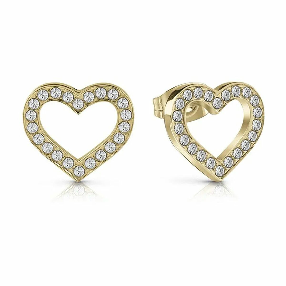 Image secondaire de Boucles d´oreilles Femme Guess JUBE02180JWYGT-U Acier inoxydable 1 cm