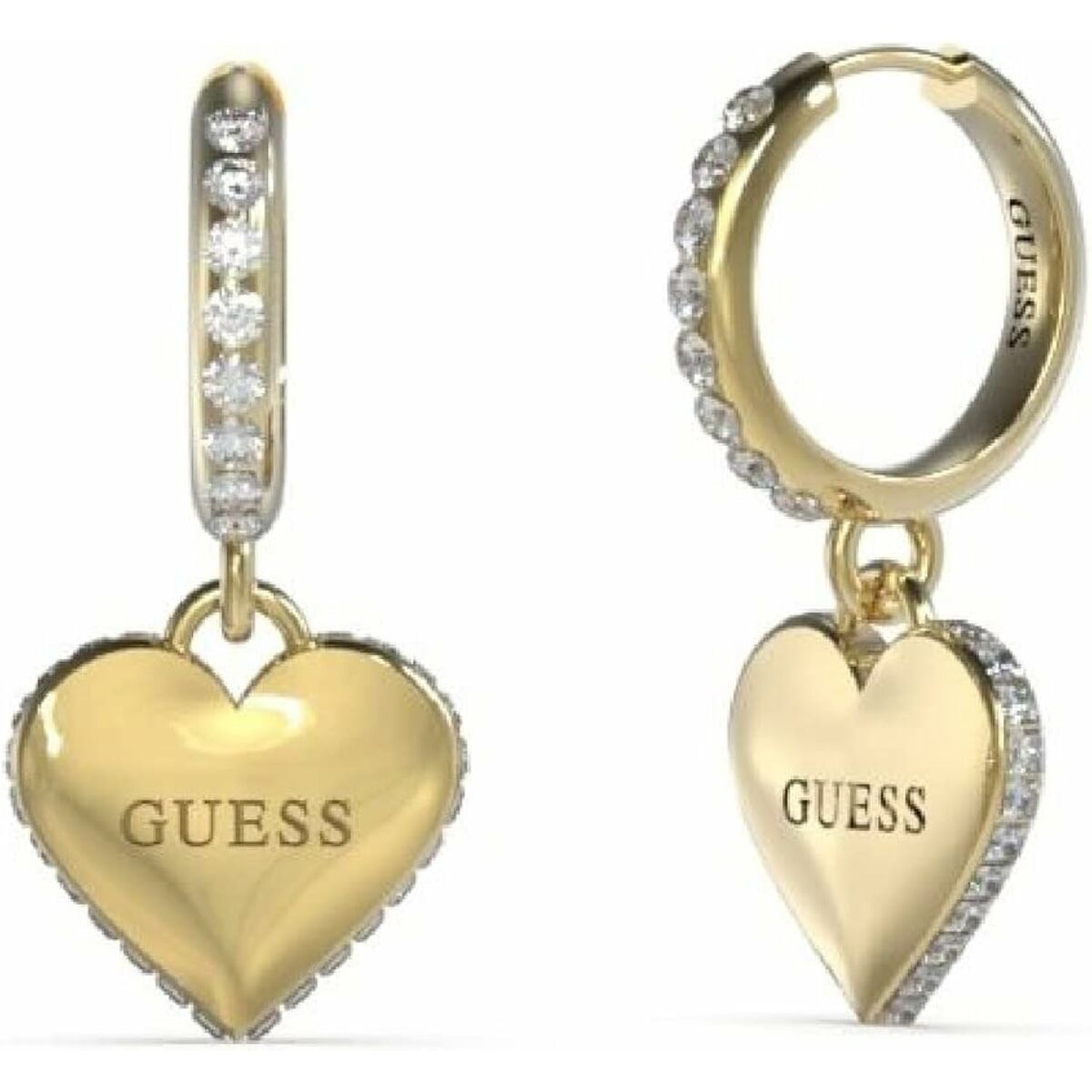 Boucles d´oreilles Femme Guess JUBE02236JWYGT-U Acier inoxydable 2 cm