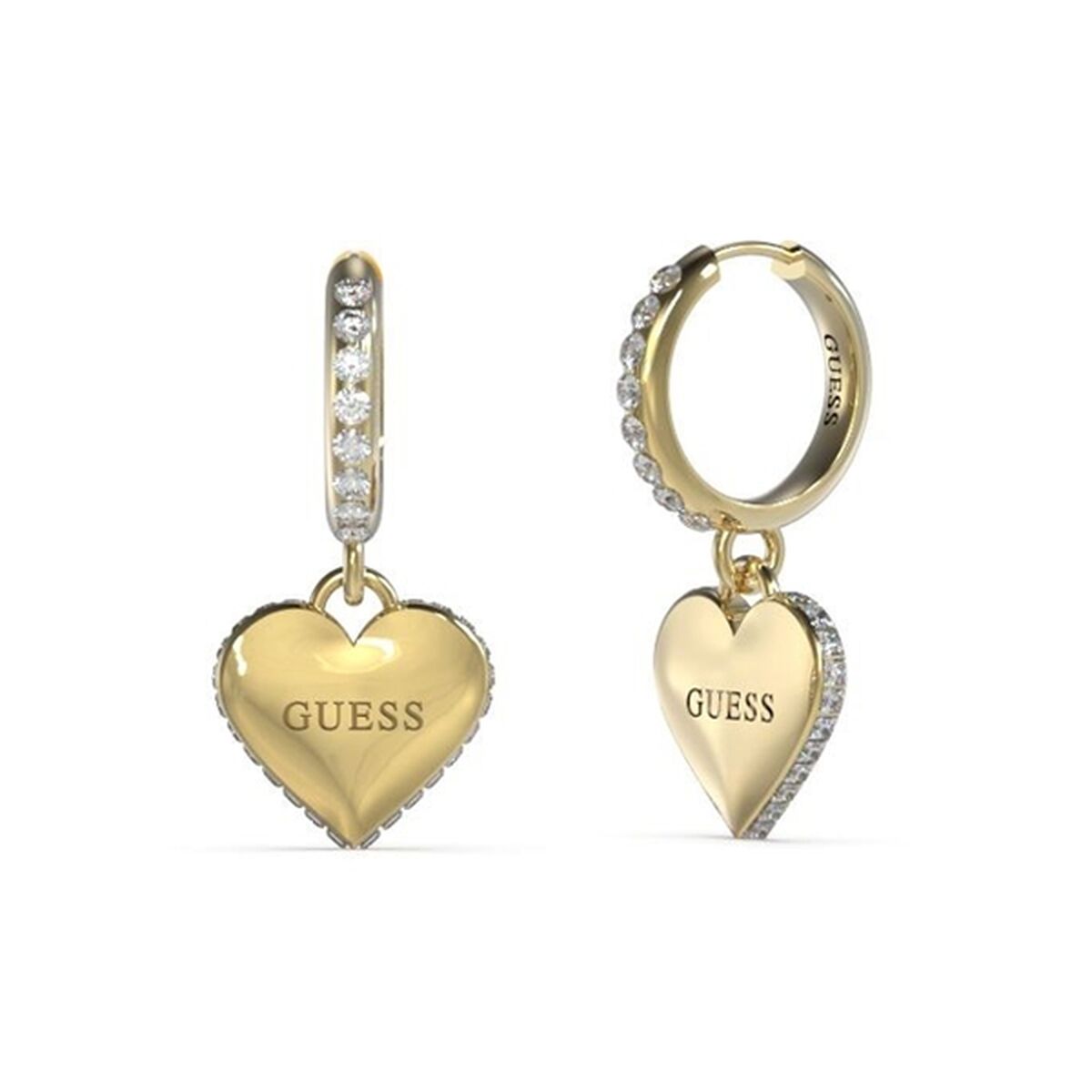 Image secondaire de Boucles d´oreilles Femme Guess JUBE02236JWYGT-U Acier inoxydable 2 cm