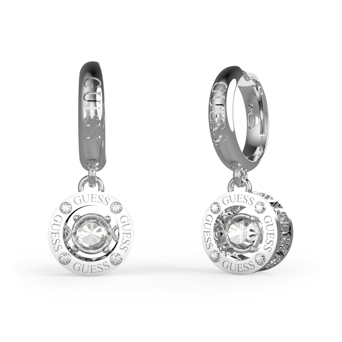 Image secondaire de Boucles d´oreilles Femme Guess JUBE01463JWRHT-U Acier inoxydable 1 cm