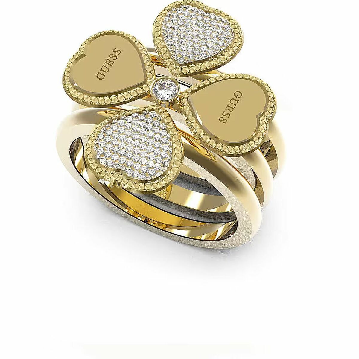 Image secondaire de Bague Femme Guess JUBR01428JWYG54 Doré (14)