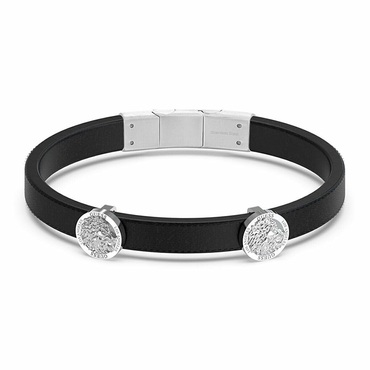 Image secondaire de Bracelet Homme Guess JUMB03013JWSTT-U Cuir 20 cm