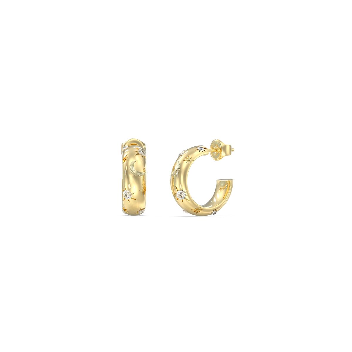 Oorbellen Dames Guess JUBE06243JWYGT-U Gouden