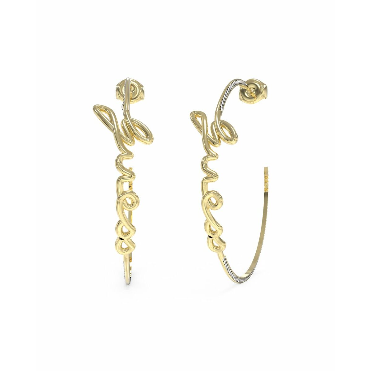 Boucles d´oreilles Femme Guess JUBE03312JWYGT-U Acier inoxydable 6 cm