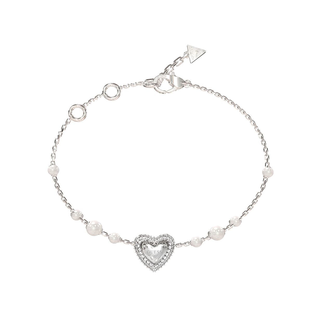 Armband Dames Guess JUBB06009JWRHS Zilverkleurig