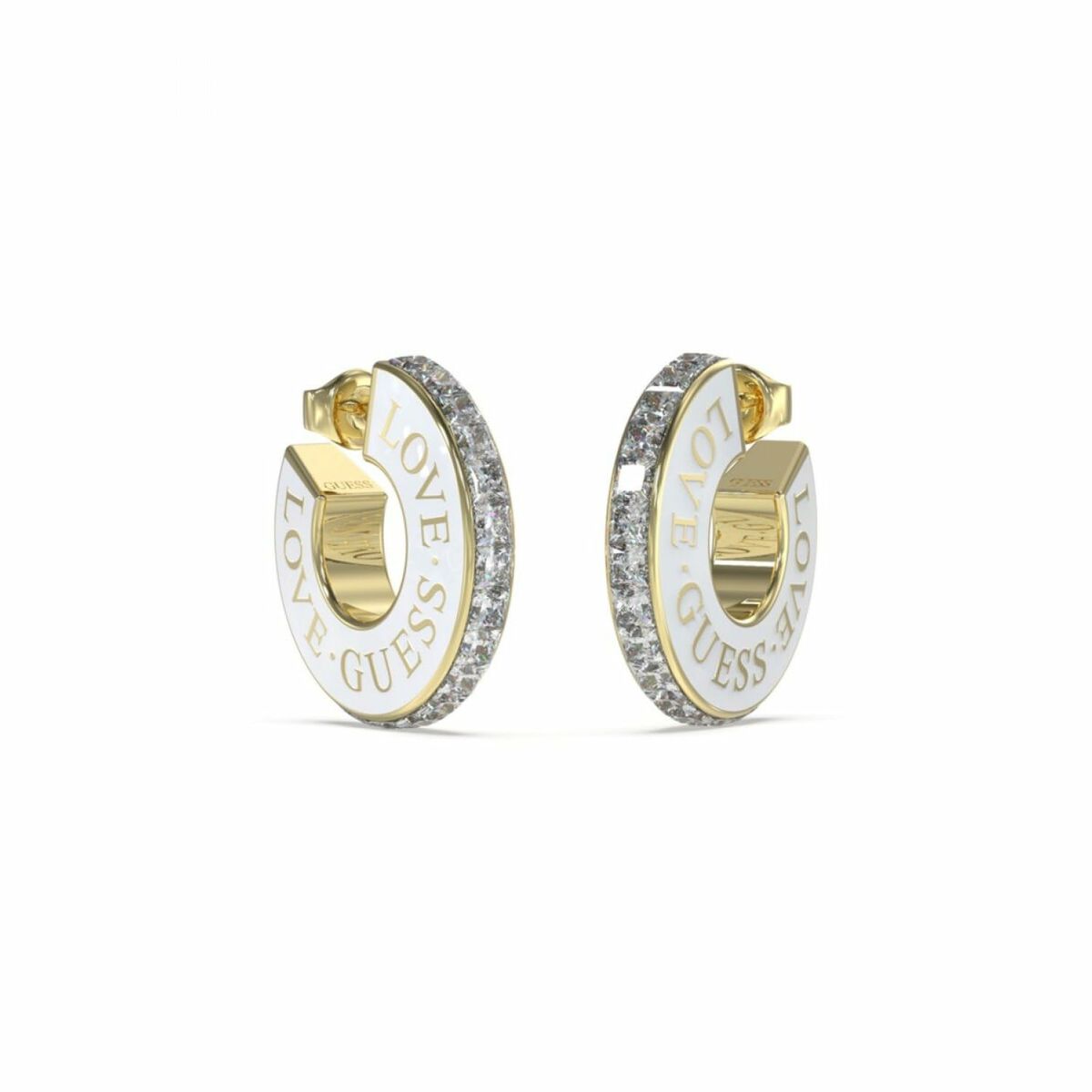 Image secondaire de Boucles d´oreilles Femme Guess JUBE04083JWYGWHT-U Acier inoxydable 2 cm