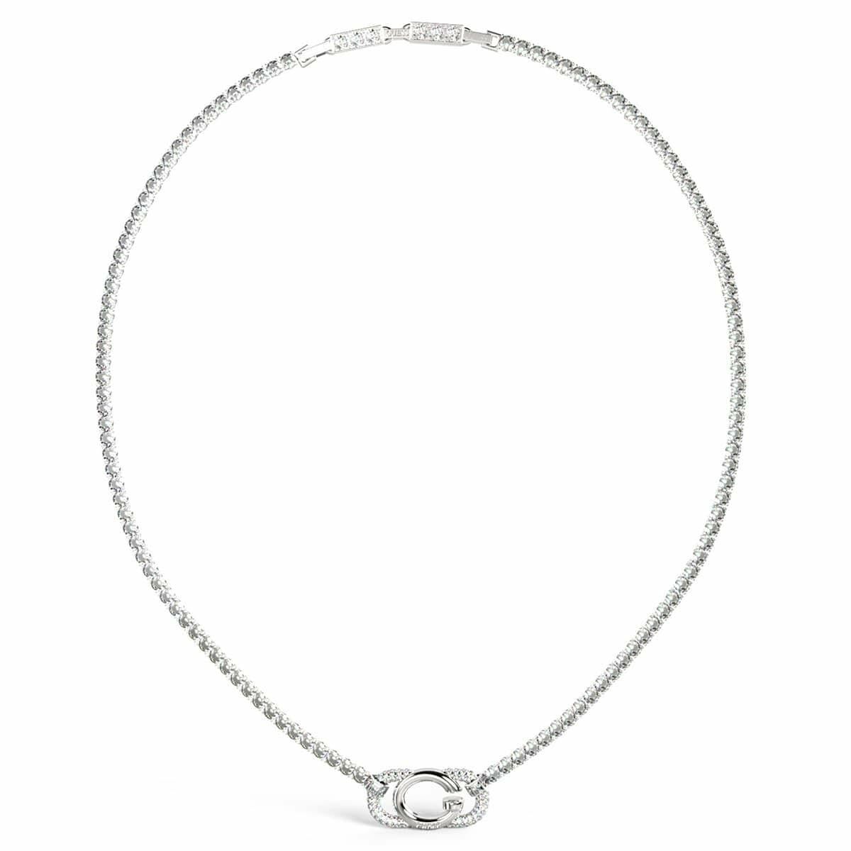 Hanger Dames Guess JUBN04506JWRH 45 cm Zilverkleurig