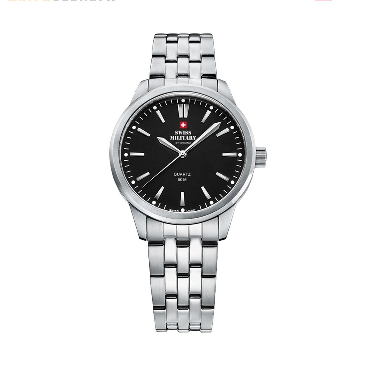 Ανδρικά Ρολόγια Swiss Military Chrono SMP36010.01 Ασημί
