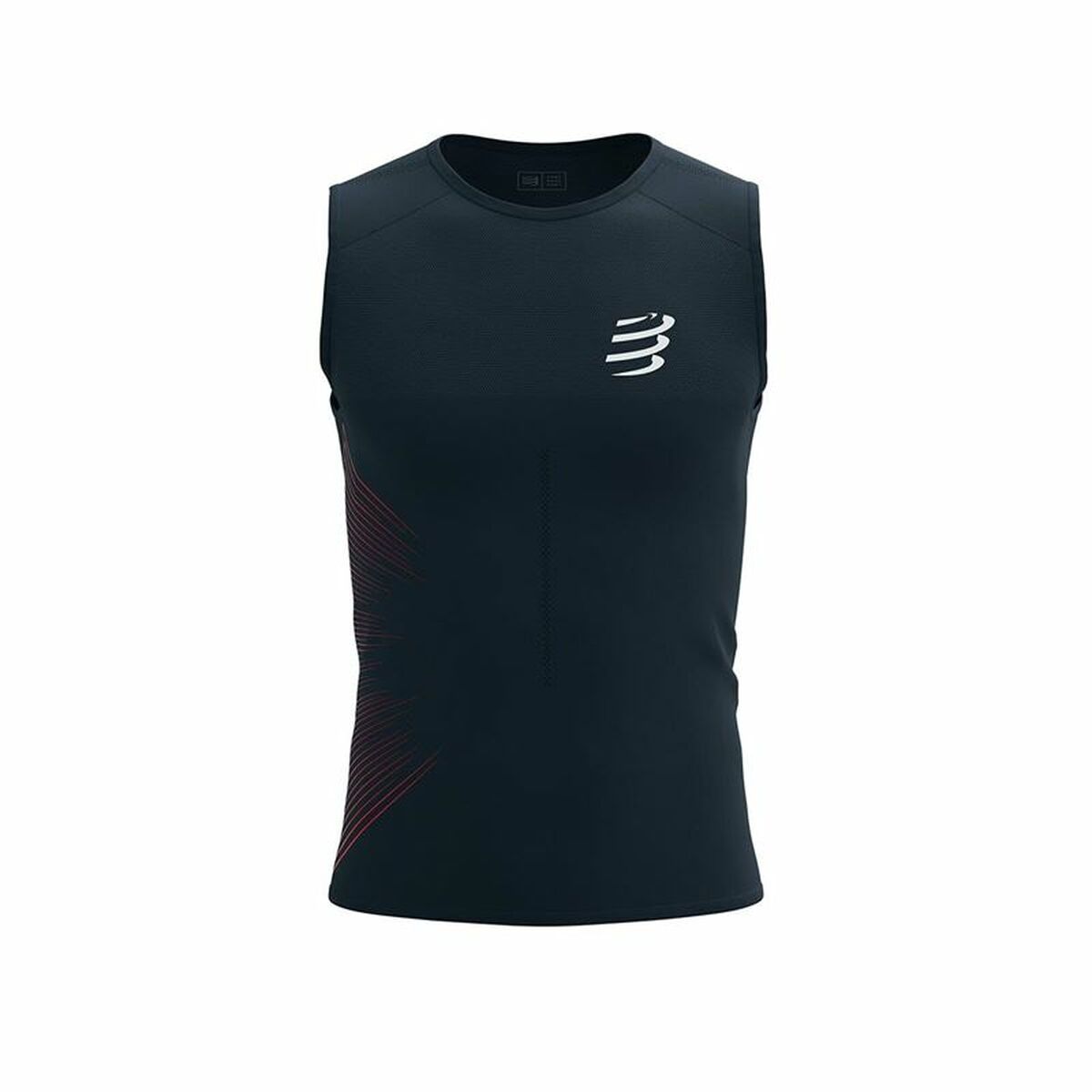 Camiseta para Hombre sin Mangas Compressport Performance Negro
