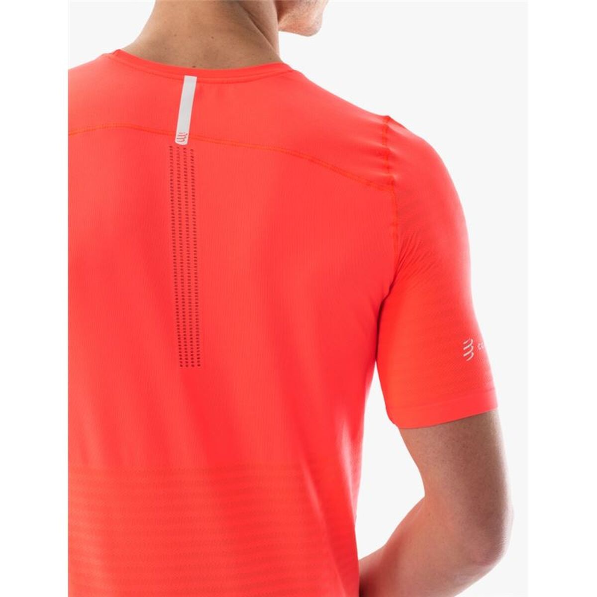 Heren-T-Shirt met Korte Mouwen Compressport Pro Racing Rood