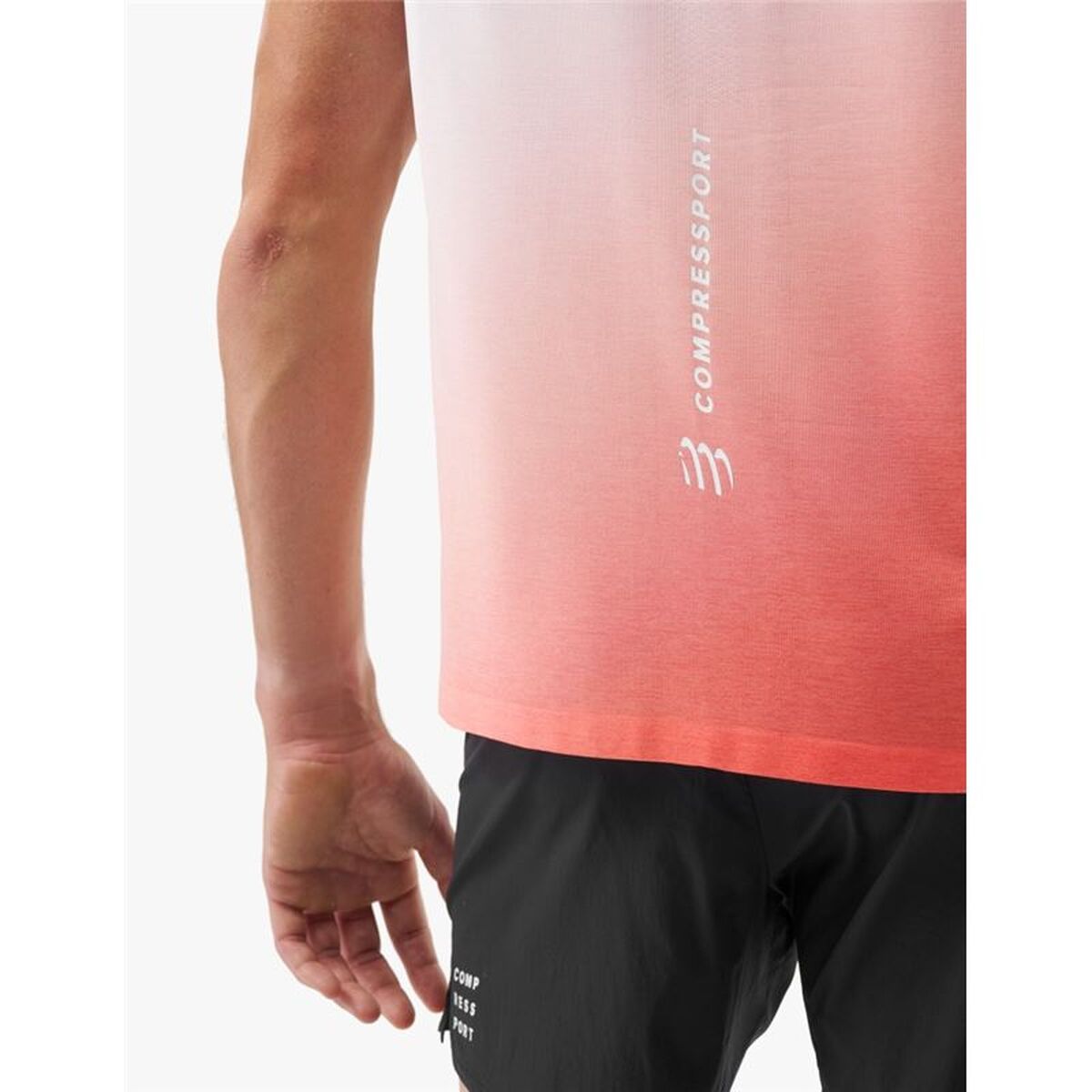Men’s Sleeveless T-shirt Compressport Performance White