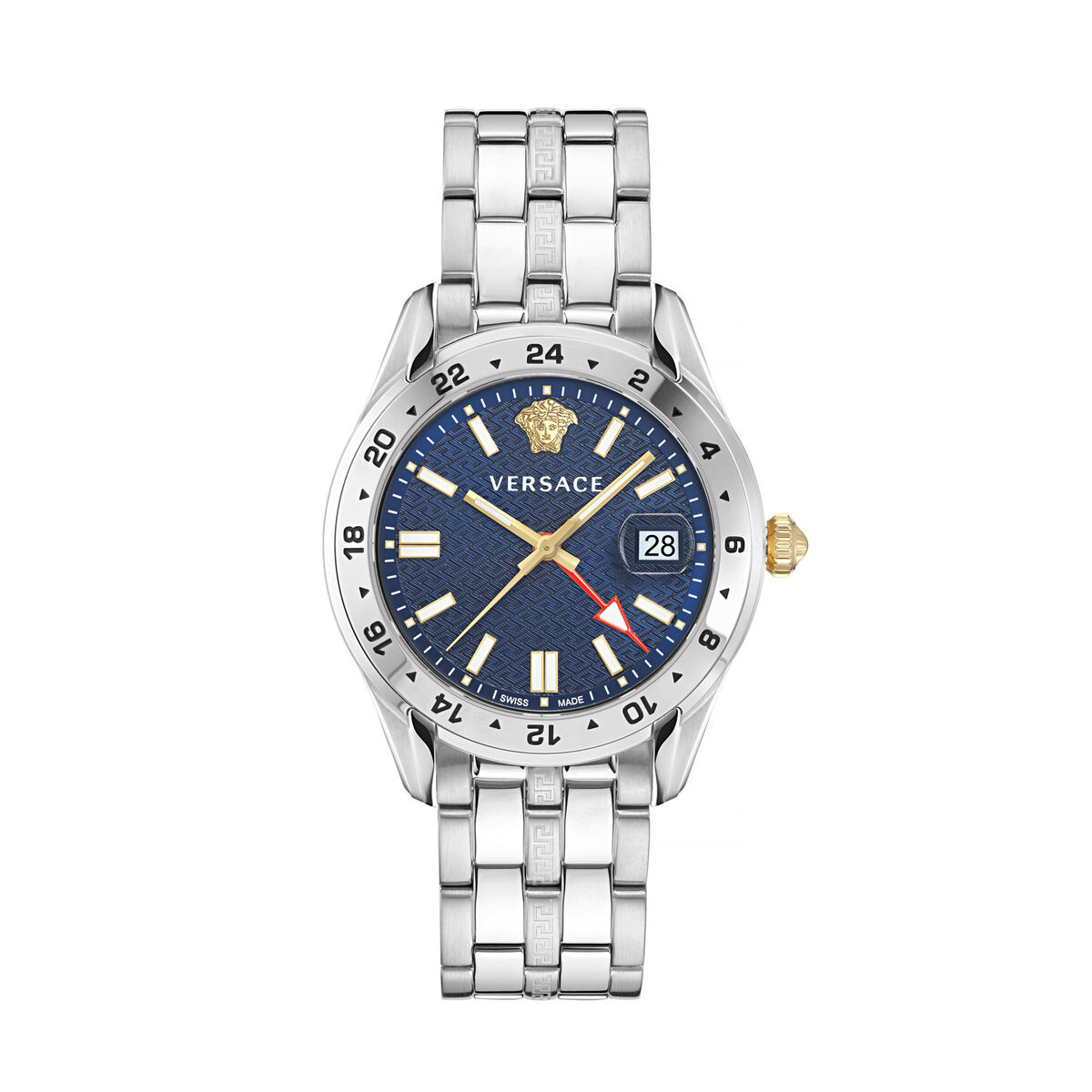 Horloge Heren Versace VE7C00523 Zilverkleurig (Ø 41 mm)