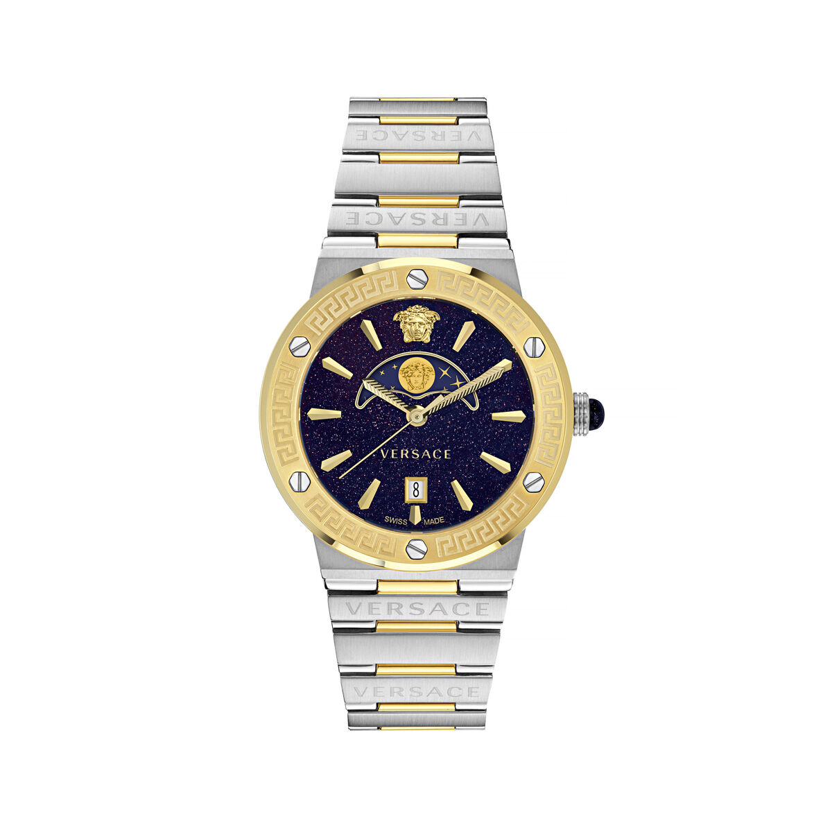 Horloge Heren Versace VE7G00223 Zilverkleurig (Ø 38 mm)
