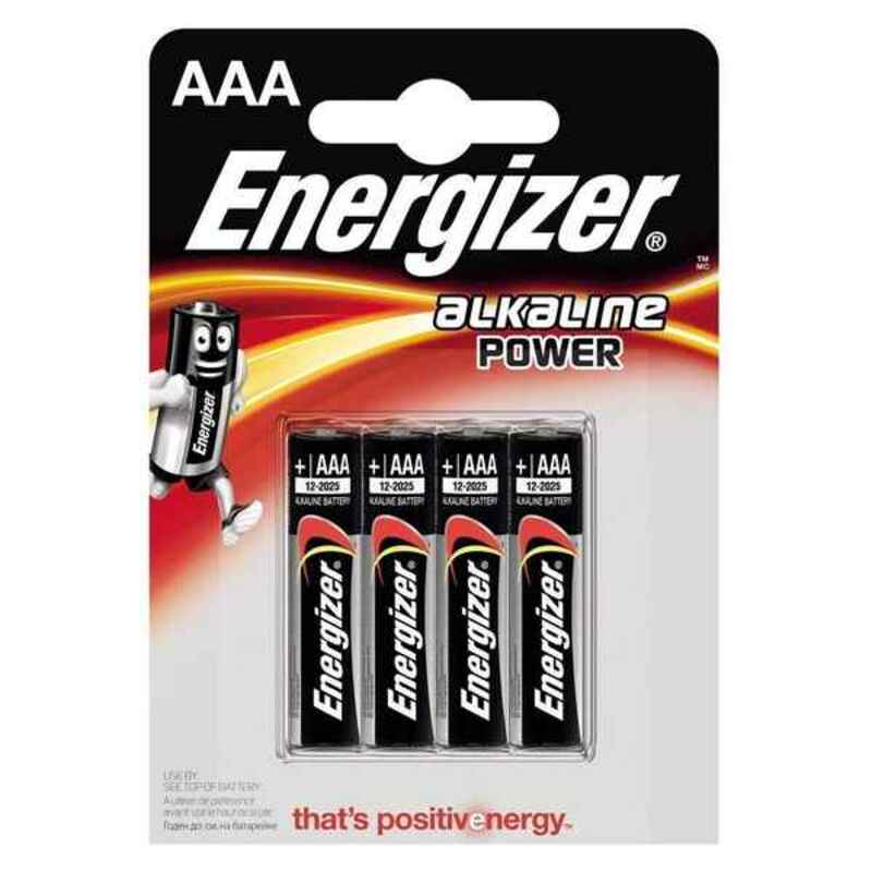 Batteries Energizer 90081 AAA LR03 1,5 V 1.5 V (4 Unités) (12 Unités)